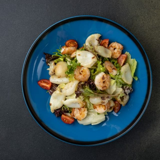 Ensalada de Mariscos / Seafood Salad.